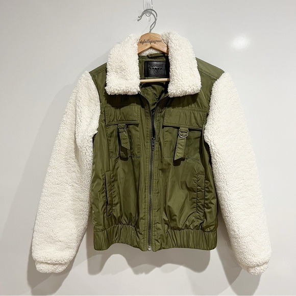 BLANK NYC Bomber Style Sherpa Utility Jacket - Picture 8 of 14